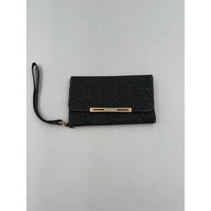 Wenbelle Black Glitter Wristlet